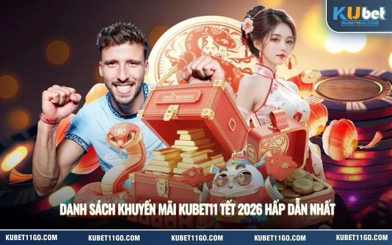 Danh sách khuyến mãi Kubet11 Tết 2026 hấp dẫn nhất